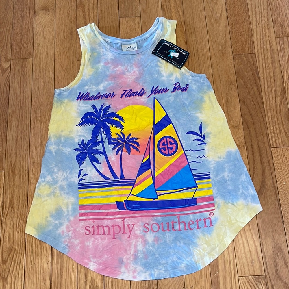 Simply Southern ladies tank size small new with tags.